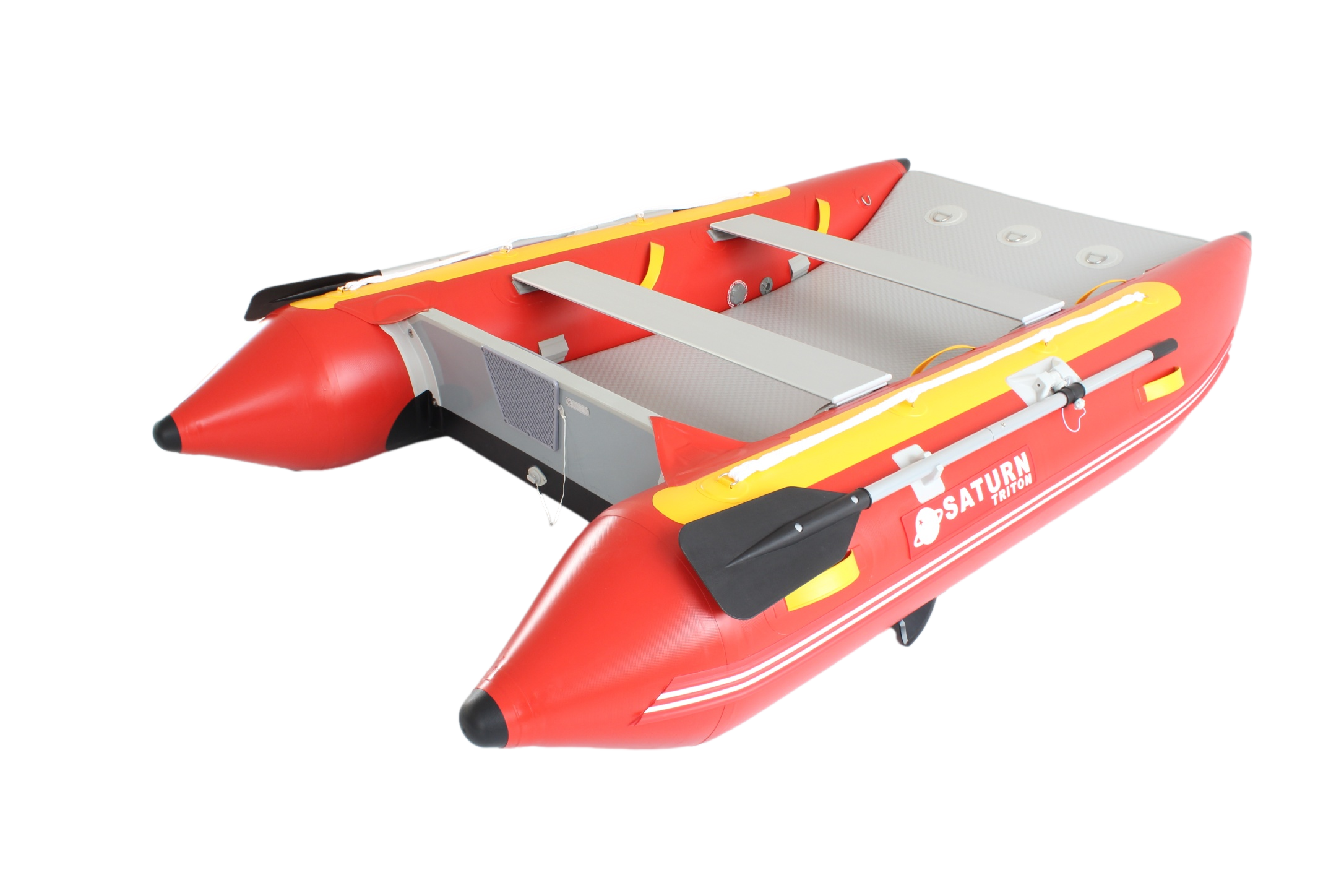 2025/2026 9'6" Saturn Triton Inflatable Catamaran (Red)