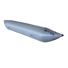 2024 14' Saturn Triton Suijia 1.2mm PVC Cataraft Tube - Gun Metal Grey