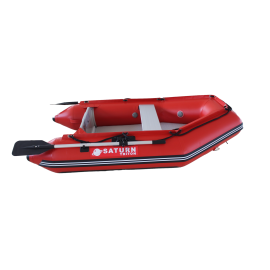 2025 7'6" Saturn Triton Dinghy (TR230) - 1.2mm Suijia PVC and Leafield Valves - Red Color