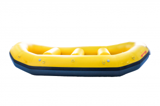 Yellow Saturn Whitewater Raft