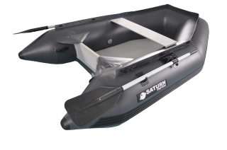 2023 7'6" Saturn Triton (TR290) Inflatable Boat - Dark Grey