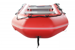 2020 11' Saturn SD330 Dinghy (Red) With Upgraded C7 Style Inflation Valves - Front View