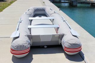 9'6" Azzurro Mare AM290 w/Tube Protector Installed - Rear View