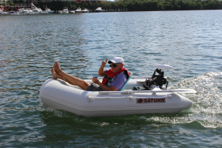 7'6" Saturn Dinghy with Motor