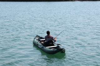 Older Version OFK396 - 13' Saturn Ocean Fishing Kayak (Shown With 1 Optional Highback Kayak Seat Attached)