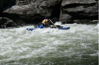 Customer Review Photo - 14' Saturn Cataraft in Class IV Whitewater