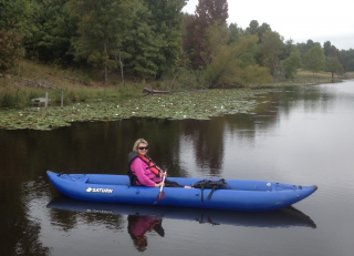 Customer Photo - 14' Saturn Ocean Kayak on the Lake