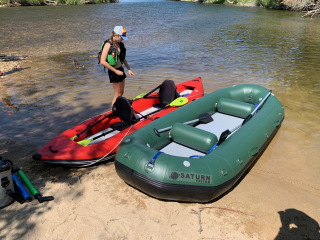 The all new 2020 12'6" Saturn Whitewater Soloquest Raft