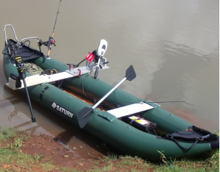 Customer Photo - 13' Saturn Fishing Kayak FK396 - Customizations Made by Customer