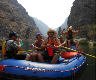 Customer Review Photo - 15' Saturn Whitewater Raft on Multi-Day Camping Trip on Salmon River