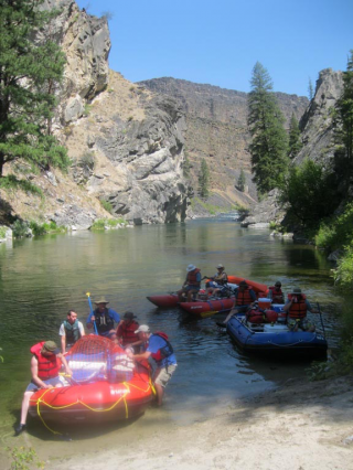 Customer Review Photo - 15' Saturn Whitewater Raft on Multi-Day Camping Trip on Boise River