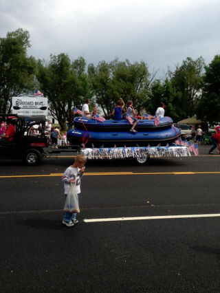 Customer Review Photo - 15' Saturn Whitewater Raft in the Parade!