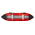 2021 14' Saturn Fishing Kayak Red FK430 - Top View