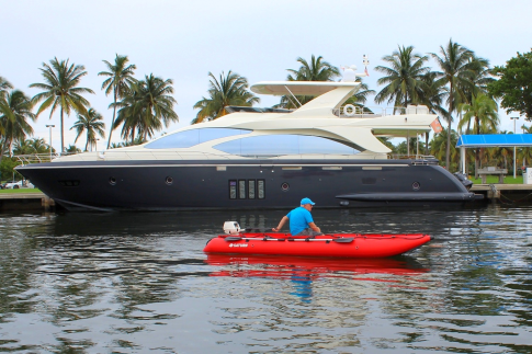 15' Saturn KaBoat SK470 - Red - Nicer Boat!