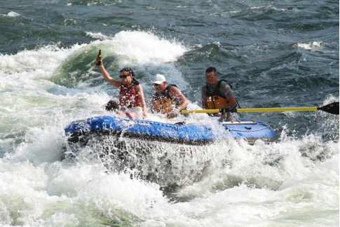 Customer Photo - 16' Saturn Whitewater Raft in Big Whitewater - Cheers