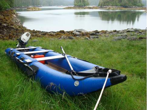 Customer Photo - Older Version 15' Blue Saturn KaBoat SK470