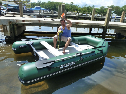 11' Saturn Inflatable Boat SD330W - Fishing
