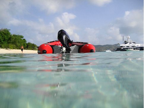 Customer Photo - 14' Saturn Inflatable Boat SD430 - Red