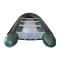 2024 15' Saturn Triton Heavy-Duty Fishing Boat (Green) - TRHD470
