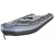 11' Saturn Heavy-Duty Fishing Boat (Standard Model Gun Metal Grey) - Front View