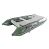 12' Saturn Triton Inflatable Catamaran (Green) - 1.2mm Suijia PVC