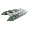 12' Saturn Triton Inflatable Catamaran (Green) - 1.2mm Suijia PVC