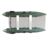 12' Saturn Triton Inflatable Catamaran (Green) - 1.2mm Suijia PVC