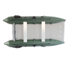 12' Saturn Triton Inflatable Catamaran (Green) - 1.2mm Suijia PVC
