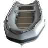 14' Saturn Inflatable Boat - Gun Metal Gray (Alum. Floor Upgrade Not Shown)