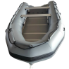 14' Saturn Inflatable Boat - Gun Metal Gray (Alum. Floor Upgrade Not Shown)