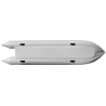 15' Saturn KaBoat SK470 - Light Grey - Bottom View Showing 2 PVC Protection Layers Covering Side Tubes and Floor