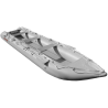 15' Saturn KaBoat SK470 - Light Grey - Angled Front View